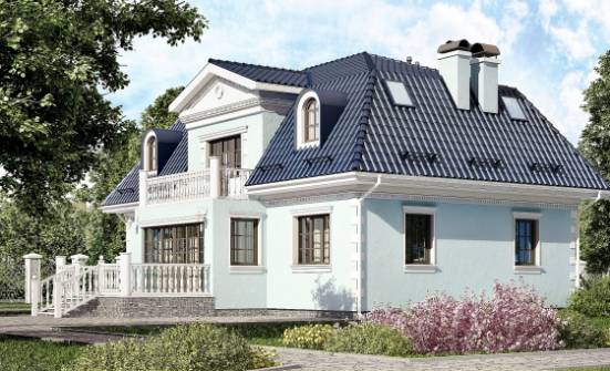 210-004-L dubleks ev projesi mansartlı, orta brizolit küçük ev Rize | Проекты домов от House Expert