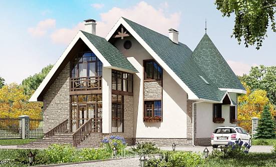 170-003-L dubleks ev projesi mansart katlı, çağdaş kır evi Uşak | Проекты домов от House Expert