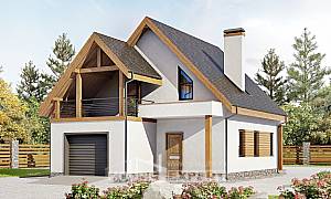 Mansart tipte çatı katlı projeler