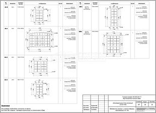 Ведомость окон и оконно-дверных конструкций