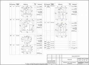Ведомость окон и оконно-дверных конструкций