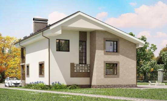 210-003-R dubleks ev projesi mansart, güzel blok villa Çorum | Проекты домов от House Expert