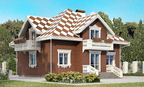 155-003-L dubleks ev projesi mansart katlı garajlı, şirin arbolit kır evi Amasya | Проекты домов от House Expert