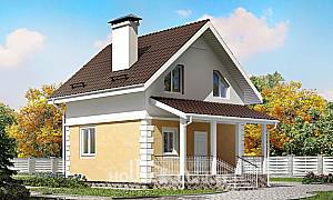 Mansart tipte çatı katlı projeler