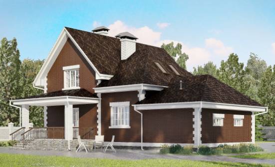 190-003-L dubleks ev projesi mansartlı, garaj, orta villa Düzce | Проекты домов от House Expert