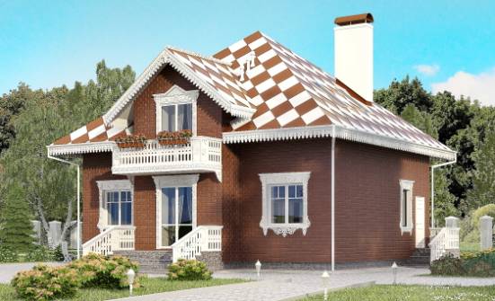 155-003-L dubleks ev projesi mansart katlı garajlı, şirin arbolit kır evi Amasya | Проекты домов от House Expert