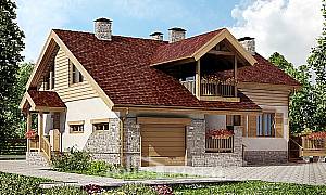 Mansart tipte çatı katlı projeler