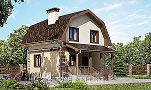 Mansart tipte çatı katlı projeler