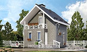 Mansart tipte çatı katlı projeler