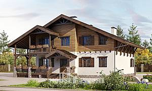 Mansart tipte çatı katlı projeler