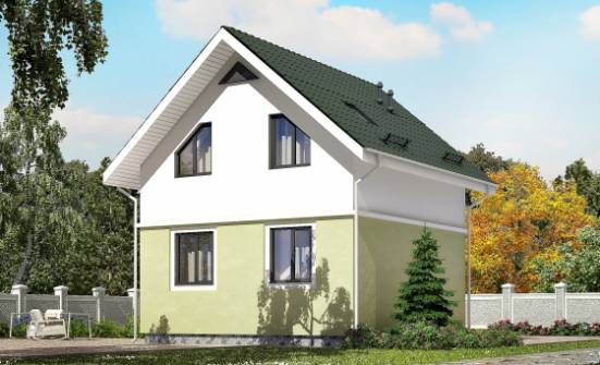 070-001-R dubleks ev projesi mansart katlı, minik arbolit kır evi Edirne | Проекты домов от House Expert