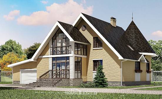 250-001-L dubleks ev projesi mansartlı, garaj, güzel tuğla küçük ev Tekirdağ | Проекты домов от House Expert