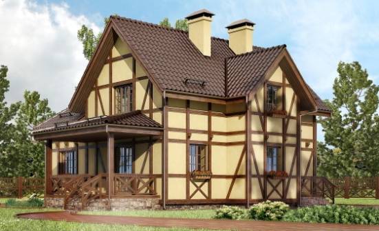 160-003-R dubleks ev projesi mansart, klasik arbolit kır evi Kahramanmaraş | Проекты домов от House Expert